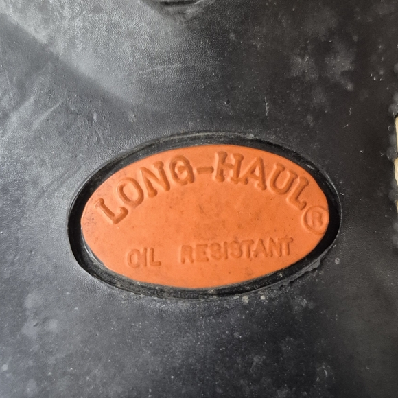 Long Haul western boots men's 9.5W burgundy-ish brown leather side zip point toe - Picture 11 of 15